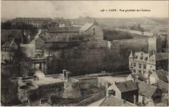 Caen Vue Generale du Chateau