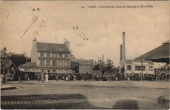 Caen L'Arrivee du Train de Coubourg et Riva-Bella -
													14 Calvados
												