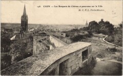 Caen Les Remparts du Chateau et Panorama sur la Ville -
													14 Calvados
												