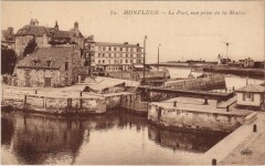 Honfleur Le Port - Vue prise de la Mairie à Honfleur