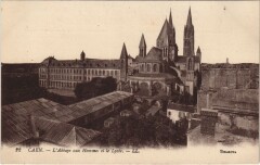 Caen L'Abbaye aux Hommes et le Lycee