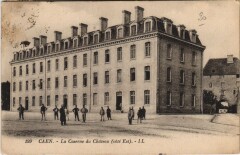 Caen La Caserne du Chateau - Cote Est