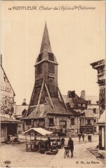 Honfleur Clocher de l'Eglise Sainte-Catherine à Honfleur