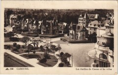 Cabourg - Les Jardins du Casino et les Villas à Cabourg