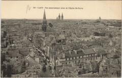 Caen Vue Panoramique prise de l'Eglise Saint-Pierre
