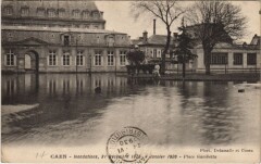 Caen Inondations - Place Gambetta - 1925-1926 -
													14 Calvados
												