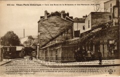 Coin des Rues de la Bidassoa et des Partants à Paris 20e