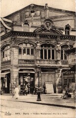 Carte postale ancienne Théâtre Montparnasse - Rue de la Gaîté
                                                                     à Paris 14e
                                