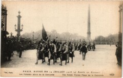 Paris Revue du 14 Juillet 1918 Polish troops