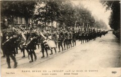 Paris Revue du 14 Juillet 1918 British troops