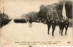 Paris Revue du 14 Juillet 1918 Greek troops