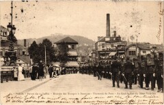 Paris Revue du 14 Juillet rentree des Troupes a Suresnes