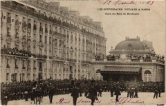 Les Souverains d'Italie à Paris - Gare du Bois de Boulogne à Paris 16e
