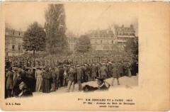 1903 Edouard Vii a Paris Avenue Bois de Boulogne British Royalty -
													75 Paris
												