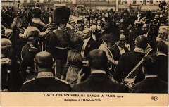 1914 Paris Hotel de Ville Reception Danish Royalty -
													75 Paris
												