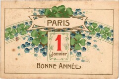 Paris Bonne Annee 1 janvier
