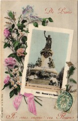 De Paris Je vous envoie ces Fleurs