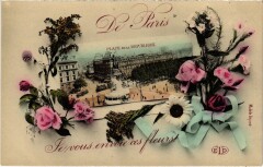 De Paris Je vous envoie ces Fleurs