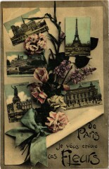 De Paris Je vous envoie ces Fleurs