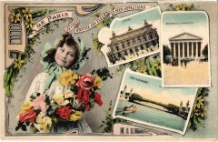 De Paris Je vous envoie ces Fleurs