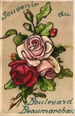 Paris 4e Souvenir du Boulevards Beaumarchais à Paris 4e