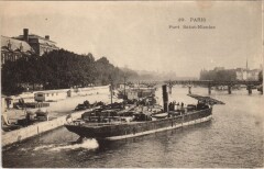 Paris 1e Port Saint-Nicolas à Paris 1er