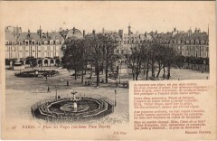 Paris 4e Place des Vosges à Paris 4e