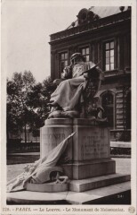 Paris 1e Le Louvre Monument de Meissonnier à Paris 1er