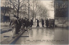 Inondations 1910 Paris Avenue Rapp