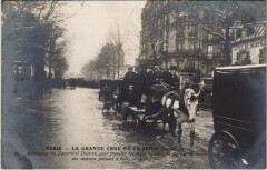 Inondations 1910 Paris Boulevard Diderot