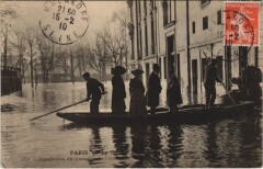 Inondations 1910 Paris Quartier de l'Alma