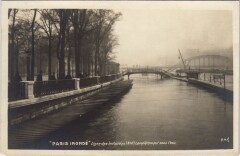 Inondations 1910 Paris Ligne des Invalides