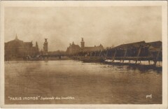 Inondations 1910 Paris Esplanade des Invalides