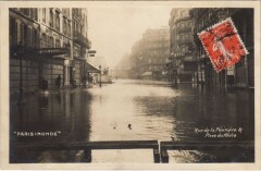 Inondations 1910 Paris Place du Havre