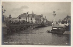 Inondations 1910 Paris Pont Alexandre Iii