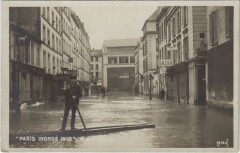Inondations 1910 Paris Rue d'Allyres
