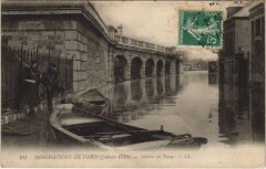 Inondations 1910 Paris Station de Passy