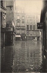Inondations 1910 Paris Rue Jacob