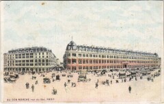 Carte postale ancienne Au Bon Marché - Rue du Bac
                                                                     à Paris 6e
                                