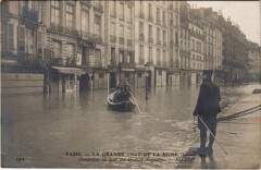Inondations 1910 Paris Quai des Grands-Augustins