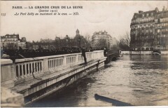 Inondations 1910 Paris Pont Sully