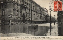 Inondations 1910 Paris Rue de l'universite -
													75 Paris
												