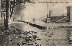 Inondations 1910 Paris Quai Debilly