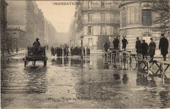 Inondations 1910 Paris Avenue Montaigne