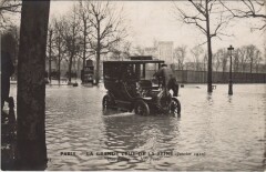 Inondations 1910 Paris une panne