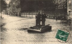 Inondations 1910 Paris Cours la Reine