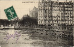 Inondations 1910 Paris Pont Saint-Louis