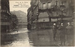 Inondations 1910 Paris Rue Pasquier