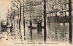 Inondations 1910 Paris Avenue Ledru-Rollin