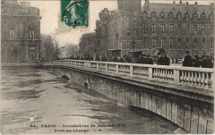 Inondations 1910 Paris Pont au Change